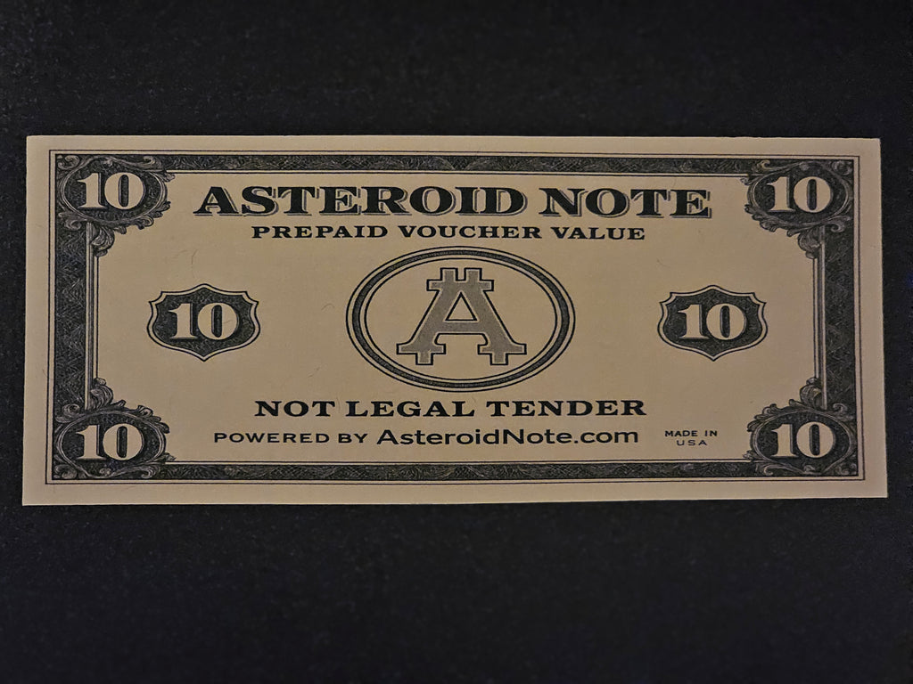 10 Value Asteroid Note – Prepaid Voucher