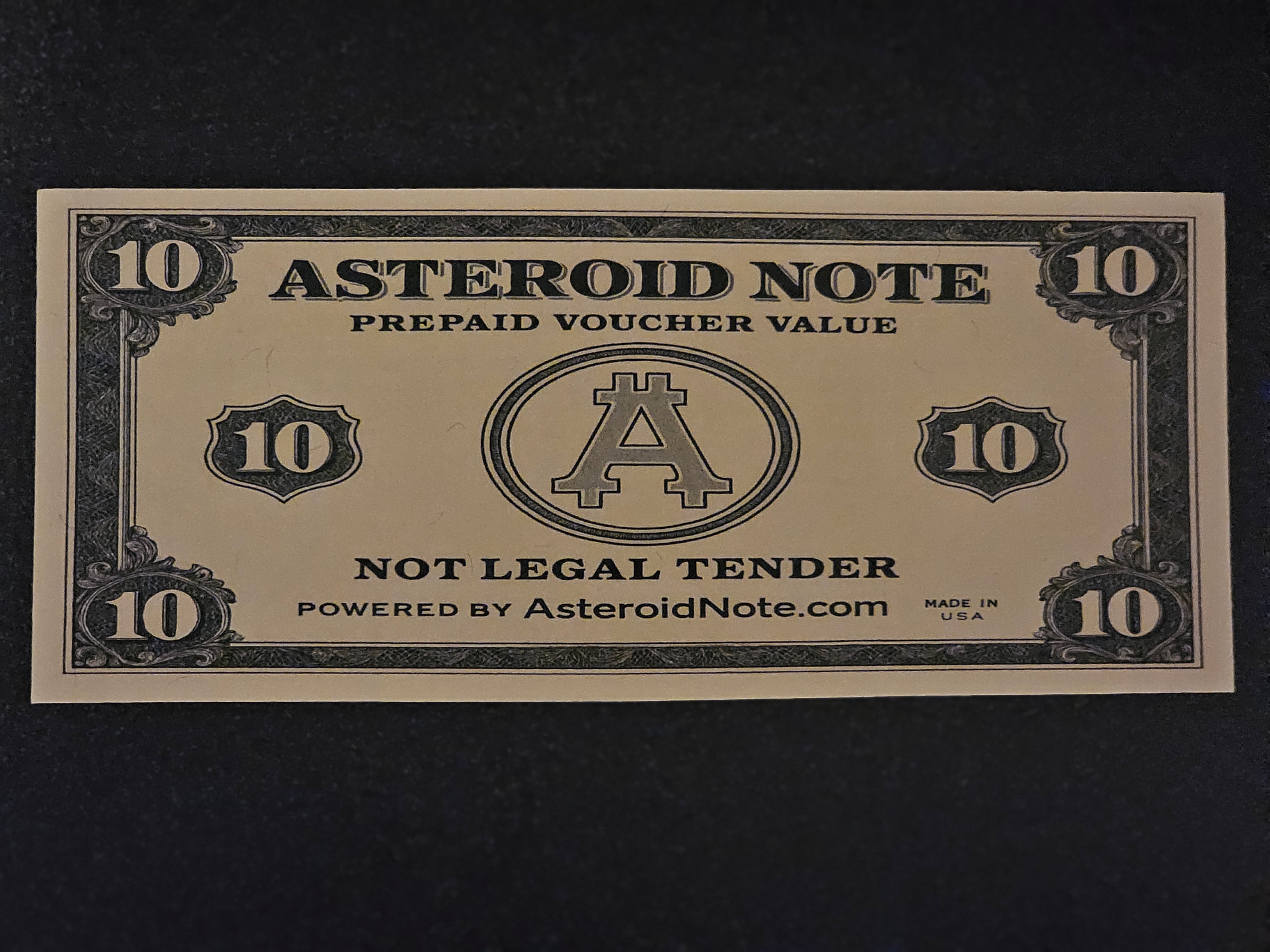 10 Value Asteroid Note – Prepaid Voucher