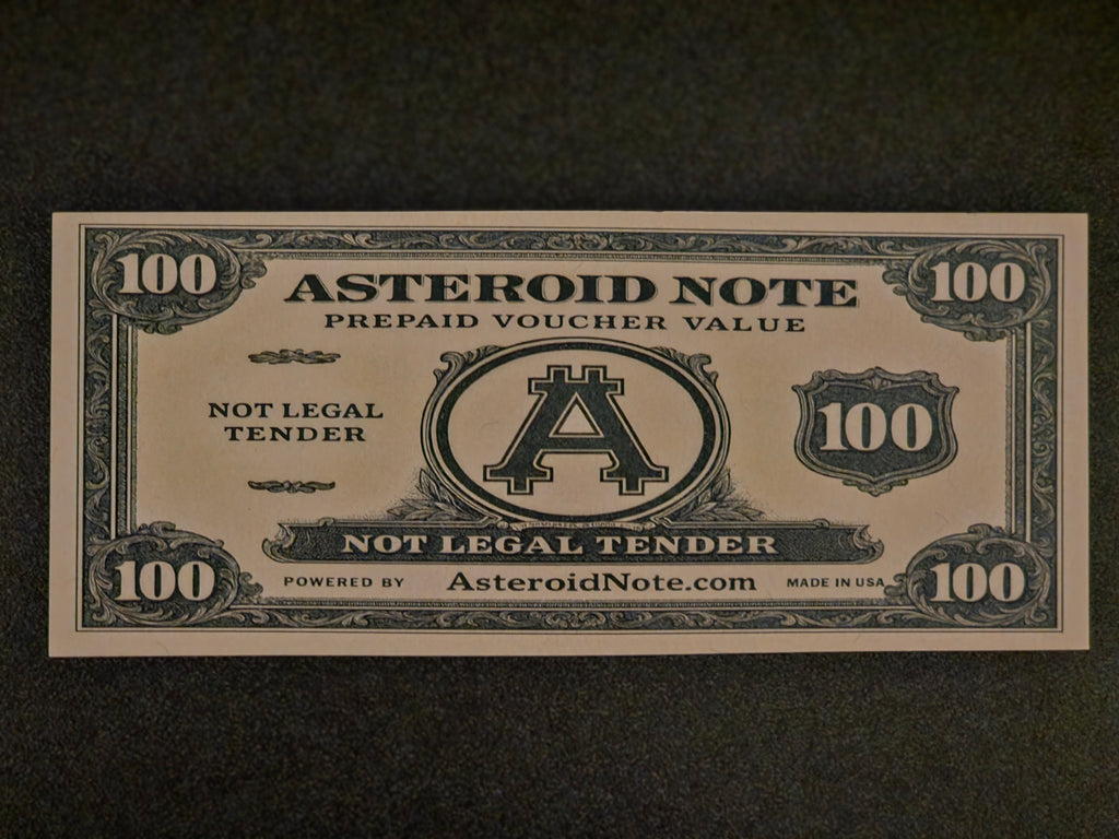 100 Value Asteroid Note – Prepaid Voucher